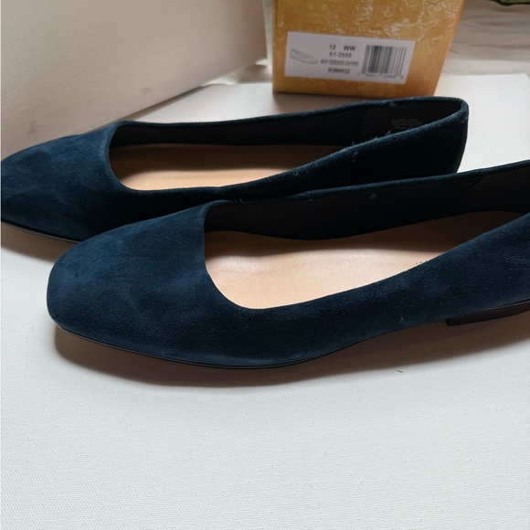 Bella Vita Women's Dark Blue Suede Loafers - Picture 4 of 5